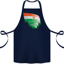 Curled Niger Flag Nigerien Day Football Cotton Apron 100% Organic Navy Blue