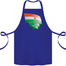 Curled Niger Flag Nigerien Day Football Cotton Apron 100% Organic Royal Blue