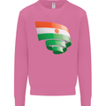 Curled Niger Flag Nigerien Day Football Mens Sweatshirt Jumper Azalea