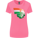 Curled Niger Flag Nigerien Day Football Womens Wider Cut T-Shirt Azalea