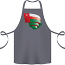 Curled Oman Flag Omani Day Football Cotton Apron 100% Organic Steel