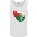 Curled Oman Flag Omani Day Football Mens Vest Tank Top White