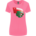 Curled Oman Flag Omani Day Football Womens Wider Cut T-Shirt Azalea