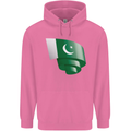 Curled Pakistan Flag Pakistani Day Football Mens 80% Cotton Hoodie Azelea