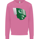Curled Pakistan Flag Pakistani Day Football Mens Sweatshirt Jumper Azalea