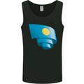 Curled Palau Flag Palauan Day Football Mens Vest Tank Top Black