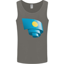 Curled Palau Flag Palauan Day Football Mens Vest Tank Top Charcoal
