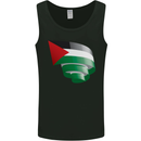 Curled Palestine Flag Palestinian Day Football Mens Vest Tank Top Black