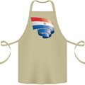 Curled Paraguay Flag Paraguayan Day Football Cotton Apron 100% Organic Khaki