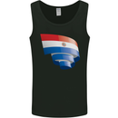 Curled Paraguay Flag Paraguayan Day Football Mens Vest Tank Top Black