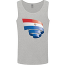Curled Paraguay Flag Paraguayan Day Football Mens Vest Tank Top Sports Grey
