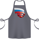 Curled Russia Flag Russian Day Football Cotton Apron 100% Organic Steel