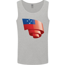 Curled Samoa Flag Samoan Day Football Mens Vest Tank Top Sports Grey