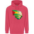 Curled Sao Tome and Principe Flag Day Football Childrens Kids Hoodie Heliconia