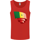 Curled Senegal Flag Senegalese Day Football Mens Vest Tank Top Red