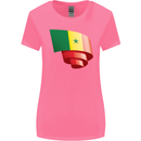 Curled Senegal Flag Senegalese Day Football Womens Wider Cut T-Shirt Azalea