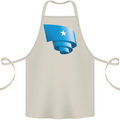 Curled Somalia Flag Somalian Day Football Cotton Apron 100% Organic Natural