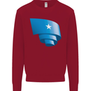 Curled Somalia Flag Somalian Day Football Kids Sweatshirt Jumper Red