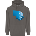 Curled Somalia Flag Somalian Day Football Mens 80% Cotton Hoodie Charcoal
