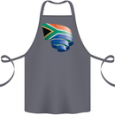 Curled South African Flag Africa Day Football Cotton Apron 100% Organic Steel