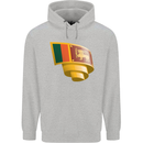 Curled Sri Lankan Flag Sri Lanka Day Football Childrens Kids Hoodie Sports Grey
