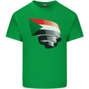 Curled Sudan Flag Sudanese Day Football Mens Cotton T-Shirt Tee Top Irish Green