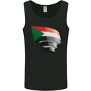Curled Sudan Flag Sudanese Day Football Mens Vest Tank Top Black
