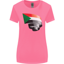 Curled Sudan Flag Sudanese Day Football Womens Wider Cut T-Shirt Azalea