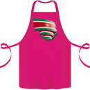 Curled Suriname Flag Suriname Day Football Cotton Apron 100% Organic Pink
