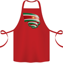 Curled Suriname Flag Suriname Day Football Cotton Apron 100% Organic Red