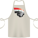Curled Syria Flag Syrian Day Football Cotton Apron 100% Organic Natural