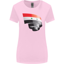 Curled Syria Flag Syrian Day Football Womens Wider Cut T-Shirt Light Pink