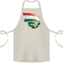 Curled Tajikistan Flag Tajik Day Football Cotton Apron 100% Organic Natural
