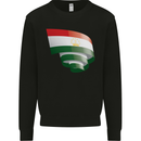 Curled Tajikistan Flag Tajik Day Football Kids Sweatshirt Jumper Black