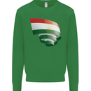 Curled Tajikistan Flag Tajik Day Football Kids Sweatshirt Jumper Irish Green
