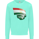 Curled Tajikistan Flag Tajik Day Football Kids Sweatshirt Jumper Peppermint
