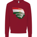 Curled Tajikistan Flag Tajik Day Football Kids Sweatshirt Jumper Red