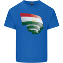 Curled Tajikistan Flag Tajik Day Football Mens Cotton T-Shirt Tee Top Royal Blue