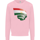 Curled Tajikistan Flag Tajik Day Football Mens Sweatshirt Jumper Light Pink