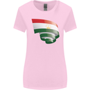 Curled Tajikistan Flag Tajik Day Football Womens Wider Cut T-Shirt Light Pink