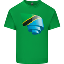 Curled Tanzania Flag Tanzanian Day Football Mens Cotton T-Shirt Tee Top Irish Green