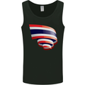 Curled Thailand Flag Thai Day Football Mens Vest Tank Top Black