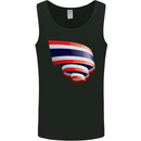 Curled Thailand Flag Thai Day Football Mens Vest Tank Top Black