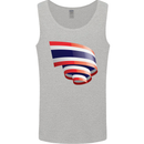 Curled Thailand Flag Thai Day Football Mens Vest Tank Top Sports Grey