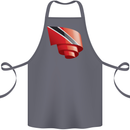 Curled Trinidad and Tobago Day Football Cotton Apron 100% Organic Steel