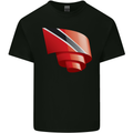 Curled Trinidad and Tobago Day Football Kids T-Shirt Childrens Black