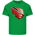Curled Trinidad and Tobago Day Football Mens Cotton T-Shirt Tee Top Irish Green