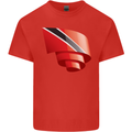 Curled Trinidad and Tobago Day Football Mens Cotton T-Shirt Tee Top Red