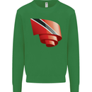 Curled Trinidad and Tobago Day Football Mens Sweatshirt Jumper Irish Green