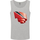 Curled Trinidad and Tobago Day Football Mens Vest Tank Top Sports Grey